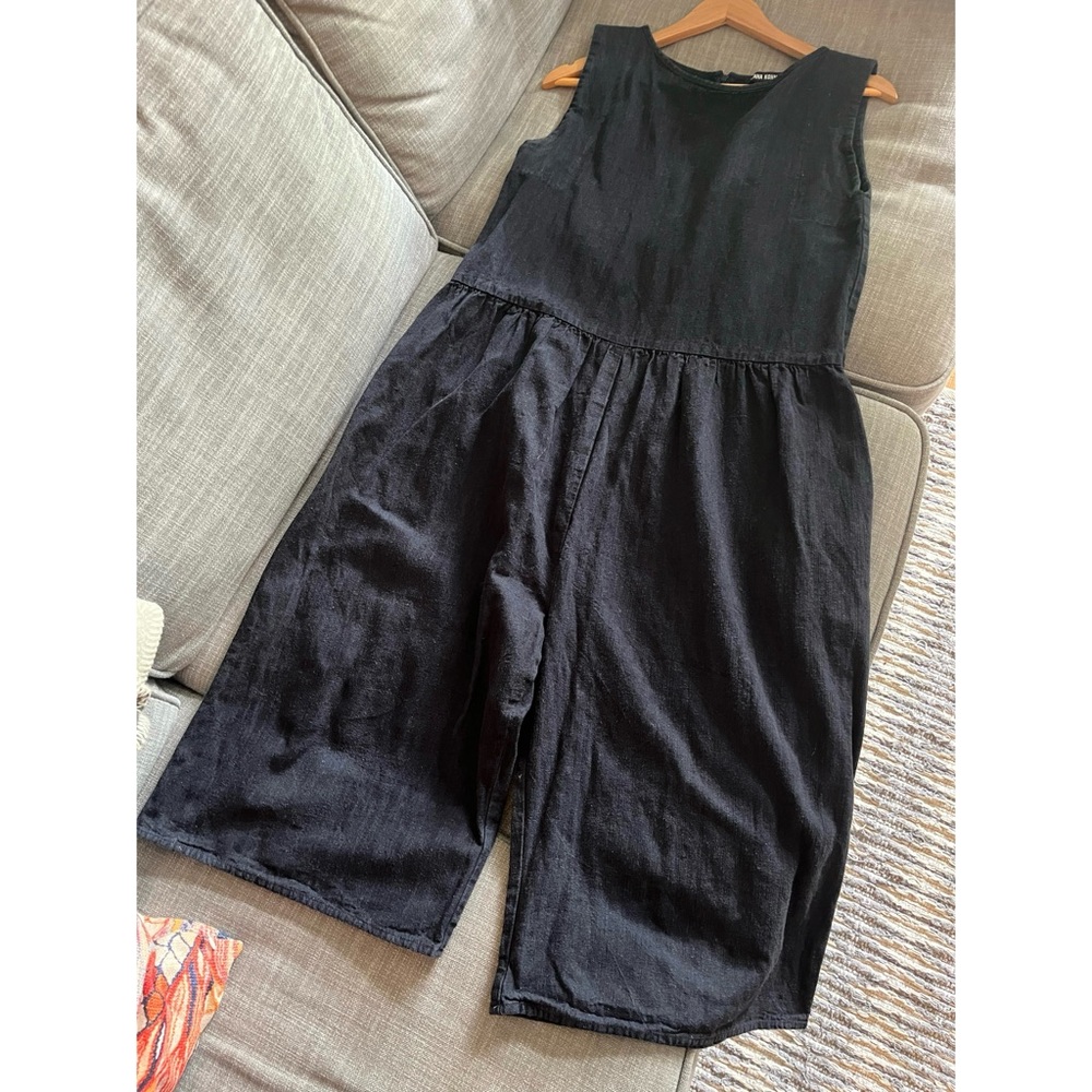 Ilana Kohn linen blend jumpsuit Size medium blue - Picture 2 of 5